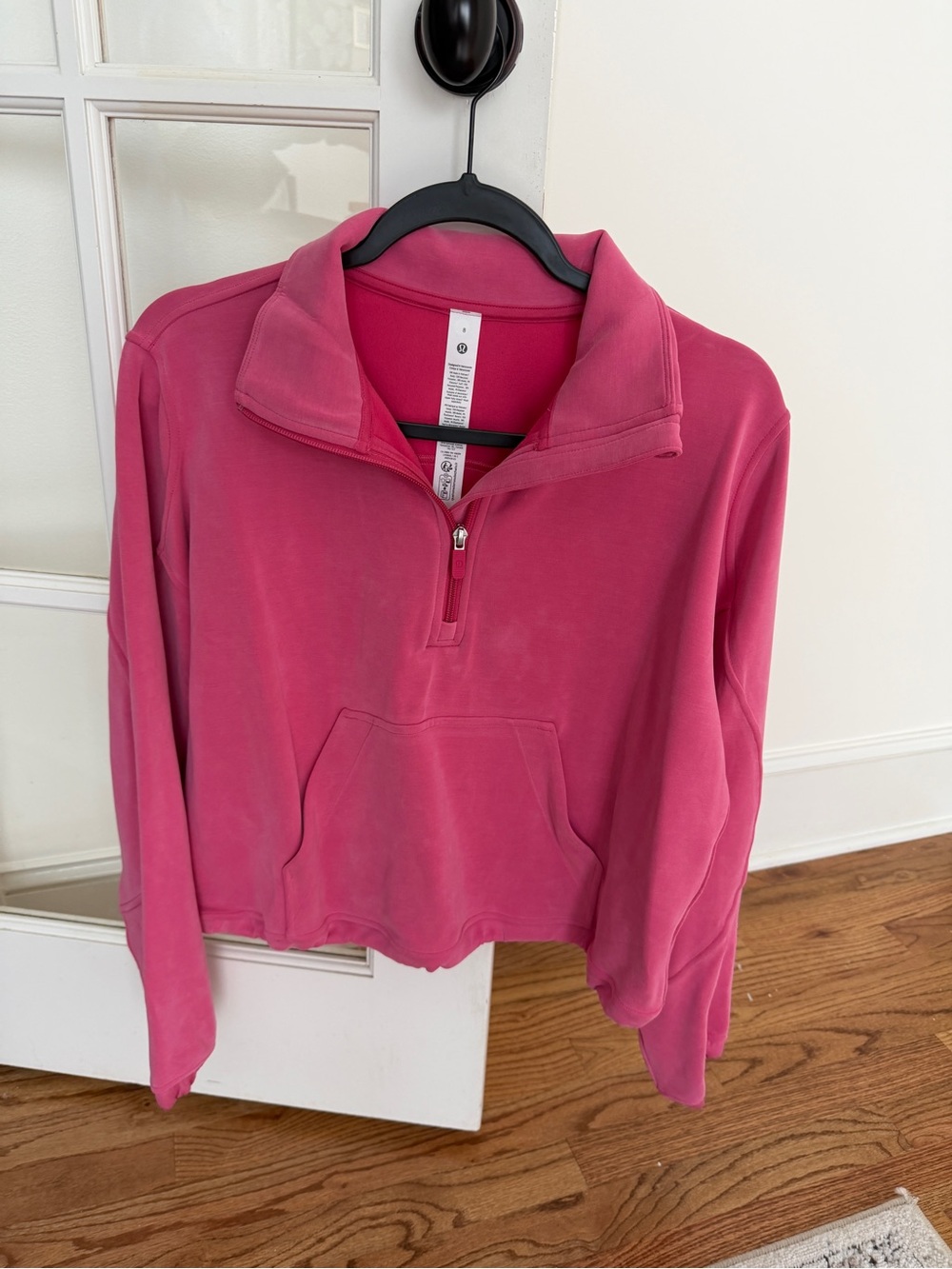 lululemon athletica Rose Pink Half-Zip Pullover
